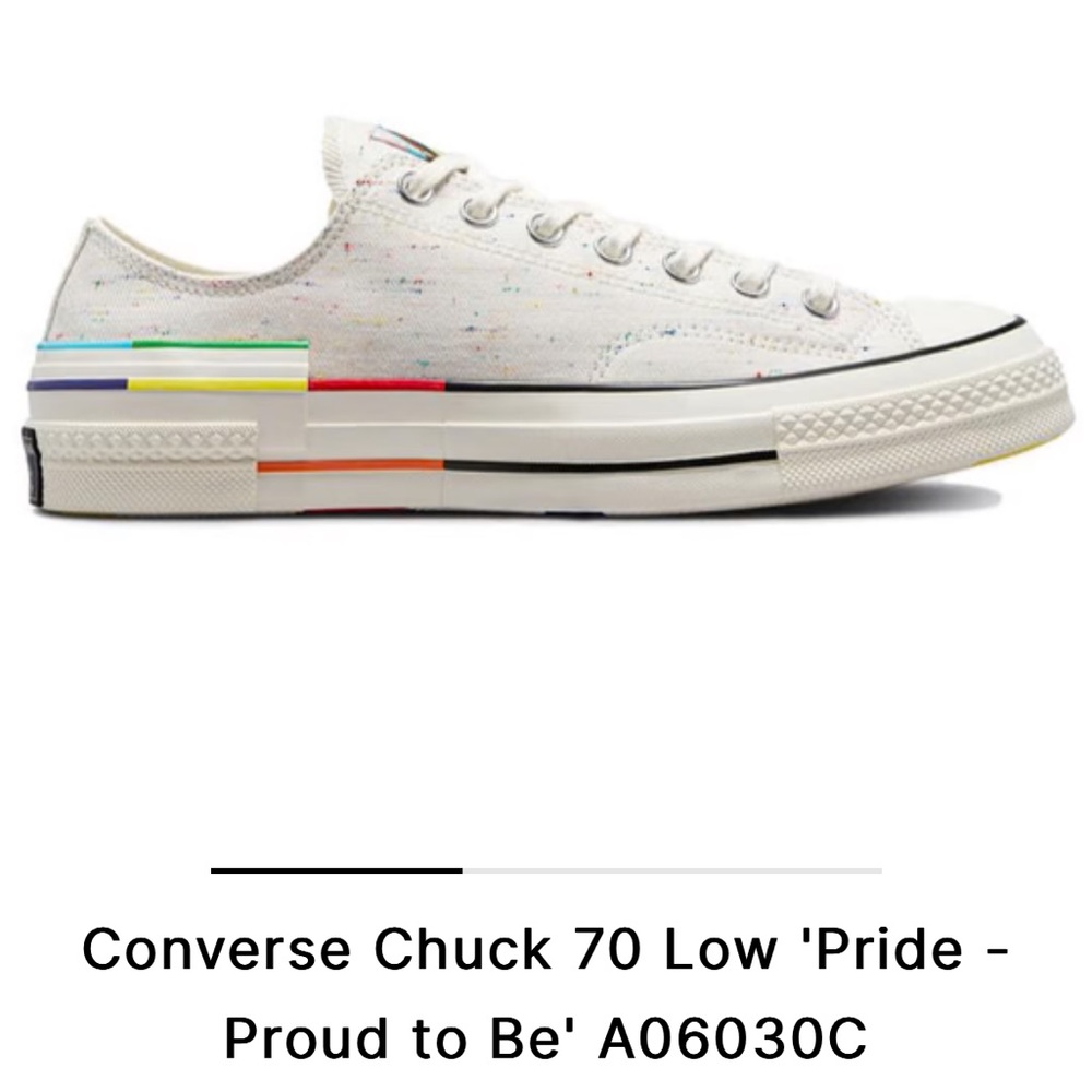 NIB sought-after Converse Pride sneaker